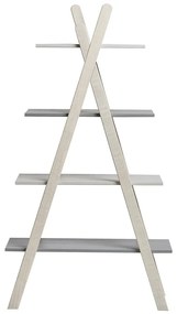 Sia szürke-fehér könyvespolc - Marckeric