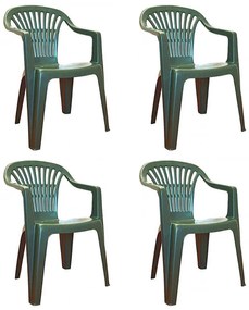 Flen kerti szék Zöld - 4 DB SX