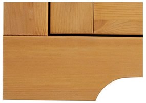 Natúr színű borovi fenyő tálalószekrény 95x35 cm Lisa – Støraa