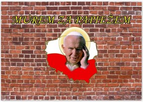 Poszterek 100x70 Fal a pápáért