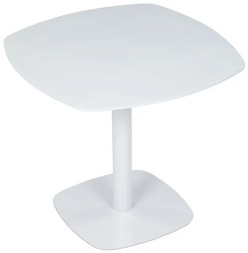 Étkezőasztal 80×80 cm, MDF, Fehér. DT-X7117 WT