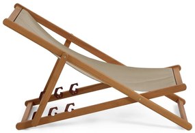 Adredna sötétzöld akácfa összecsukható strand szék - Kave Home