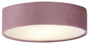 Searchlight 23298-3PI - Mennyezeti lámpatest DRUM 3xE27/60W/230V rózsaszín