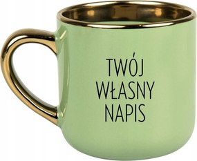 Bögre Zöld 400ml Ajándék Vicces Anyák Napja Saját Felirat