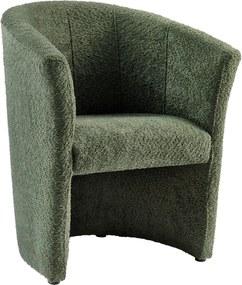 Klub fotel, zöld Coral anyag, CUBA