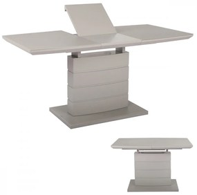 Masă extensibilă modernă gri 110+40x70 cm. HT-420 Din stoc intern