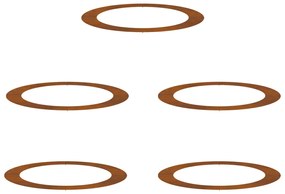 Corten acél virágcserép Corten acél Nagy Virágcserepek