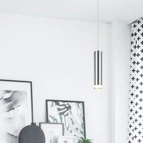 Csillár zsinóron ARMIN 1xGU10/10W/230V fényezett króm