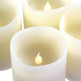 NEXOS Dekoratív LED készlet 4 adventi gyertya fehér