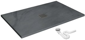 Zuhanytálca rea Grey Rock 90 x 120