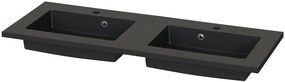 Tiger S-line Quadro mosdótál 120x45 cm négyszögletes beépíthető fekete 1632908941