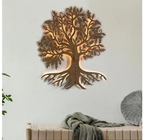 Li-Go 5739/DUB2 - LED fényerőszabályozható fali dekoráció LED/10W/230V 68x80 cm tölgy