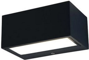 LUTEC 5189113012 GEMINI Modern Kültéri Fali Lámpa Fekete LED IP44