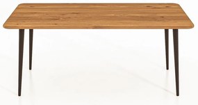 Natúr színű tölgyfa dohányzóasztal 90x90 cm Kula – The Beds