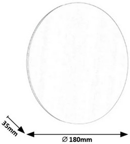 Rabalux 1431 - LED Fali lámpa MARLON LED/8W/230V