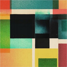 Dekoratív fali tapéta 3D hatással Geometrikus absztrakt 250x250 Ragasztó