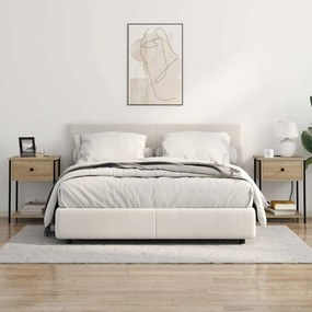 Éjjeliszekrény 2 pcs sonoma tölgy 42 x 41 x 56 cm Faanyag