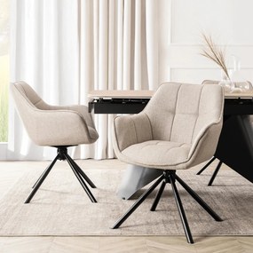 Bézs Forgószék PEONY 2