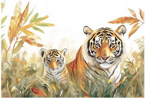 Fotótapéta Gyerekeknek Tigris Állatok Tapéta Gyerekszoba 200x140