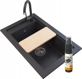 Mosogató Gránit Csaptelep Deszka Kamra