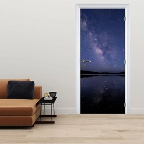Fotótapéta ajtóra - Éjszakai égbolt (95x205cm)
