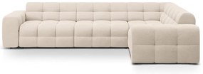 Bézs sarokkanapé (jobb oldali-L alakú) Kendal – Micadoni