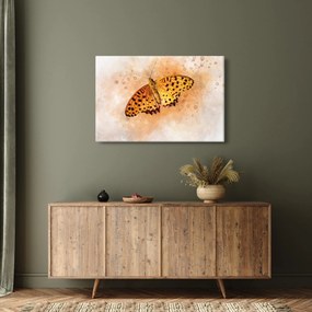 Kép - narancssárga pillangó, akvarell (90x60 cm)