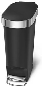 Pedálkosár Slim 40 l, fekete