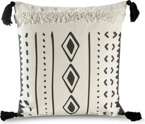 Boho Jancsi párnahuzat 24 részes 45x45 cm krémszínű dekoratív