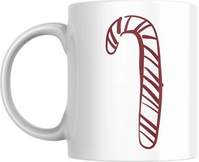 Bögre Karácsonyra Ajándék Karácsony Mikulás Cukorpálca