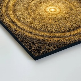 DUBLEZ | Fából készült arany mandala - Dharma