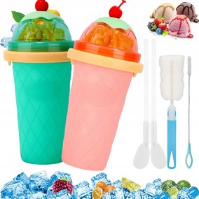 Fagylaltkészítő Bögre Slushy Sorbet Gránit Party Utazás Hordozható