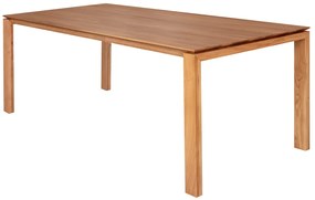 AMI nábytek Téglalap alakú tölgyfa asztal 90x160 cm Boston matt tölgyfa