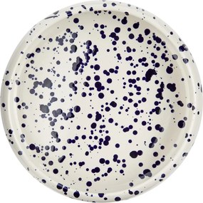 BOOGY SPLASH tésztás tányér 24 cm , sötétkék