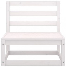 2 db tömör fenyőfa kerti középső kanapé