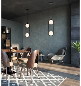 Csillár zsinóron CORDEL 2xG9/28W/230V fekete