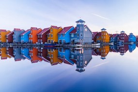 Fotográfia Colored homes, Ton Drijfhamer