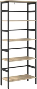 vidaXL Könyvespolc Sonoma tölgy 60 x 29,5 x 149 cm Faanyag