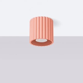 Sollux SL.1824 - AURA spotlámpa 1xGU10/10W/230V 10 cm rózsaszín