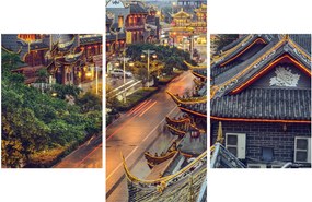 Kép - Qintai Road, Chengdu, Kína (90x60 cm)