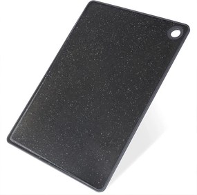 Vágódeszka Műanyag Fekete, Csúszásgátlóval 33X23 CM