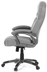 Szürke Szövet Irodai Főnöki Szék, Hinta Mechanikával. KA-C715 GREY2