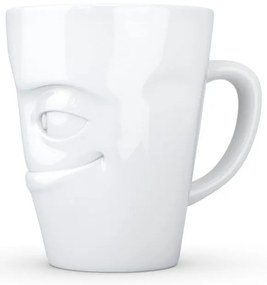 Fehér 'mosolygós' porcelánbögre - 58products