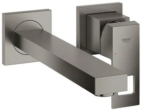 Grohe Eurocube mosdó csaptelep vakolat alatti rész nélkül csiszolt hard graphite 23447al0 G23447AL0