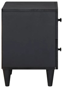 vidaXL Éjjeli asztal fiókkal Barna 40 x 33,5 x 46 cm Tömör Mangófát