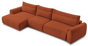 Narancssárga sarokkanapé Aden – Bobochic Paris