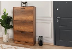 Cipőtároló (cipősszekrény) Butoti 6 (Oslo dió). 1094668