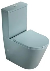 Kombinált wc kombinált SAT Infinitio zöld matt felülettel vario lefolyó SATINF031VPSNLGEM