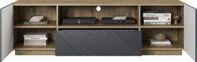 Asha TV-szekrény fiókkal 167 cm - artisan / rivier stone matt