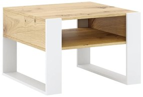 Dohányzóasztal Corosta 2 (artisan tölgy + fehér) . 1097159
